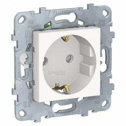 Изображение продукта Розетка с заземлением, со шторками Schneider Electric Unica New 
